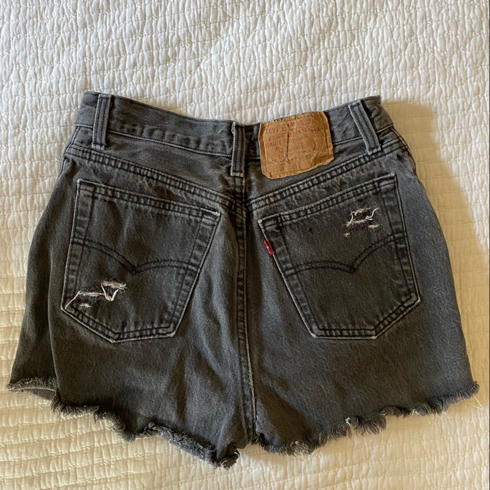 Vintage Distressed High Waisted Levis Shorts